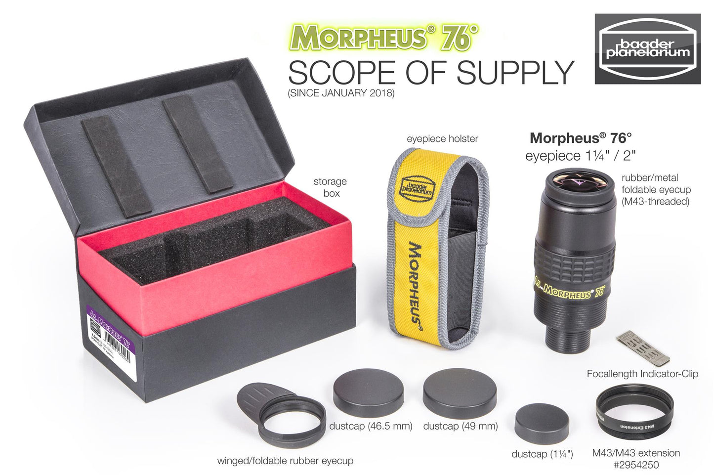 Morpheus 17,5mm til 4,5mm augngler
