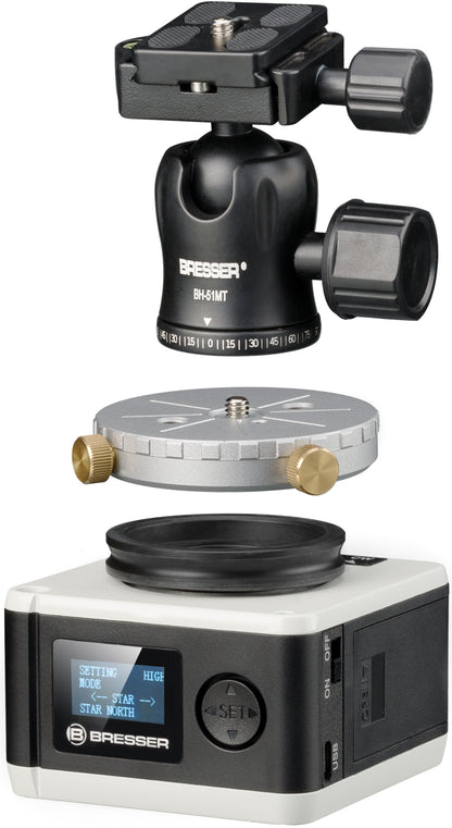 BRESSER StarTracker PM-100 ljósmyndastæði + pólsjónauki og polar wedge