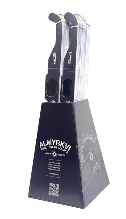 Sólmyrkvagleraugu - Almyrkvi 2026 á Íslandi