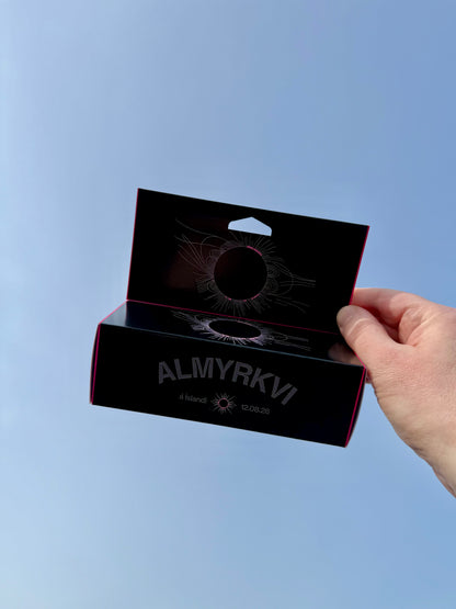 Sólmyrkvagleraugu - premium - Almyrkvi 2026