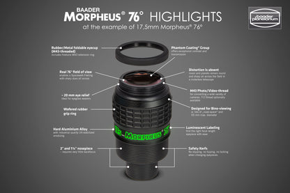 Morpheus 17,5mm til 4,5mm augngler